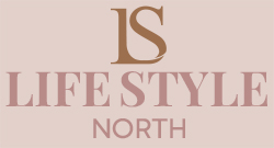 the logo for Life Style North - interior designers in Halifax